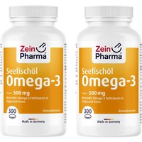 ZeinPharma® Omega 3 Fischöl Kapseln 500 mg von Zein Pharma
