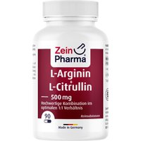 Zein Pharma® L-Arginin + L-Citrullin 500 mg von ZeinPharma