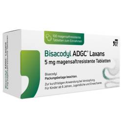 BISACODYL ADGC Laxans 5 mg magensaftres.Tabletten 100 St von Zentiva Pharma GmbH