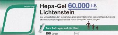 Hepa-Gel 60.000 I.E. Lichtenstein von Zentiva Pharma GmbH