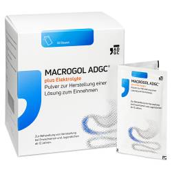 "MACROGOL ADGC plus Elektrolyte Pulver zur Herstellung einer Lösung zum Einnehmen 50 Stück" von "Zentiva Pharma GmbH"
