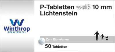 P TABLETTEN wei� 10 mm 50 St von Zentiva Pharma GmbH