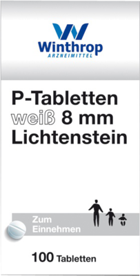 P TABLETTEN wei� 8 mm 100 St von Zentiva Pharma GmbH