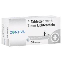 "P TABLETTEN weiß 7 mm Teilk. 50 Stück" von "Zentiva Pharma GmbH"