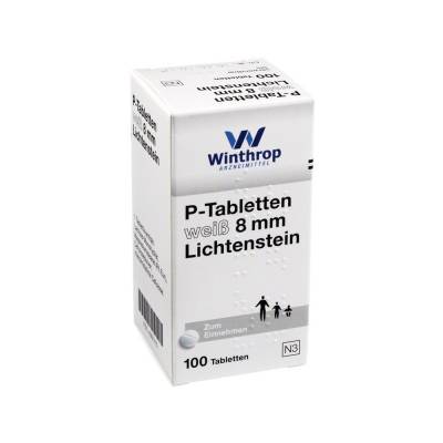 "P TABLETTEN weiß 8 mm 100 Stück" von "Zentiva Pharma GmbH"