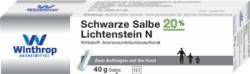 SCHWARZE SALBE 20% Lichtenstein N 40 g von Zentiva Pharma GmbH
