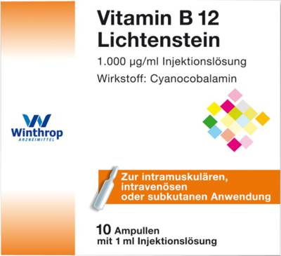 VITAMIN B12 1.000 �g Lichtenstein Ampullen 10X1 ml von Zentiva Pharma GmbH