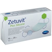 Zetuvit® Plus Silicone steril 10 cm x 20 cm von Zetuvit