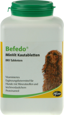 BEFEDO MinVit Kautabletten f.Hunde 180 St von Zoetis Deutschland GmbH