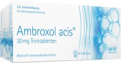 AMBROXOL acis 30 mg Trinktabletten 40 St von acis Arzneimittel GmbH