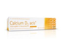 CALCIUM D3 acis 1000 mg/880 I.E. Brausetabletten 20 St von acis Arzneimittel GmbH