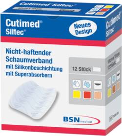 CUTIMED Siltec Schaumverb.5x6 cm nicht haftend 12 St von adequapharm GmbH
