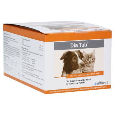 "DIA TAB Kautabletten f.Hunde/Katzen 60x5.5 Gramm" von "alfavet Tierarzneimittel GmbH"