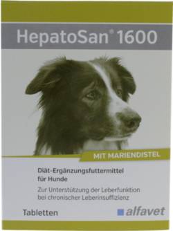 HEPATOSAN 1600 Di�t-Erg.Futterm.Tab.f.Hunde 32 St von alfavet Tierarzneimittel GmbH