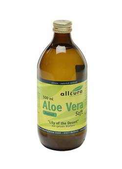 ALOE VERA SAFT Ganzblatt 500 ml von allcura Naturheilmittel GmbH