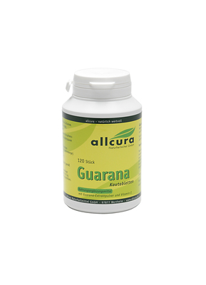 GUARANA KAUTABLETTEN 120 g von allcura Naturheilmittel GmbH