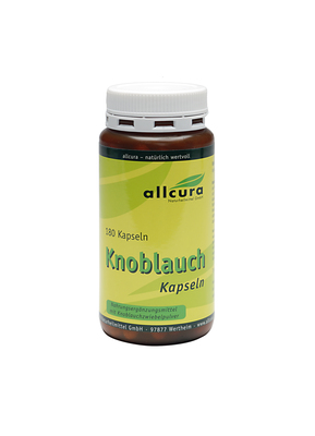 KNOBLAUCH KAPSELN 180 St von allcura Naturheilmittel GmbH