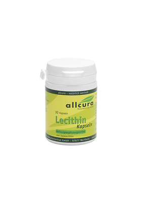 LECITHIN 500 mg Kapseln 22.5 g von allcura Naturheilmittel GmbH
