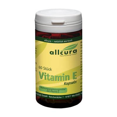 VITAMIN E KAPSELN 200 i.E. 60 St von allcura Naturheilmittel GmbH