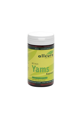 YAMS Kapseln 250 mg Yamspulver 60 St von allcura Naturheilmittel GmbH