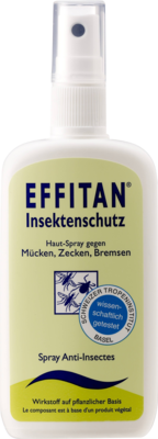 INSEKTENSCHUTZ SPRAY Effitan 100 ml von alva naturkosmetik GmbH & Co. KG