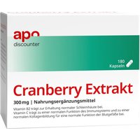 Cranberry Extrakt 300 mg Kapseln von apodiscounter von apo-discounter.de