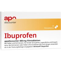 Ibuprofen 400 mg Schmerztabletten von apodiscounter von apo-discounter.de