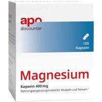 Magnesium Kapseln 400 mg von apodiscounter von apo-discounter.de