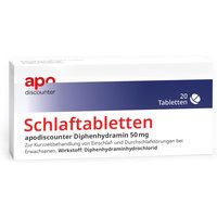 Schlaftabletten Diphenhydramin 50 mg von apodiscounter von apo-discounter.de