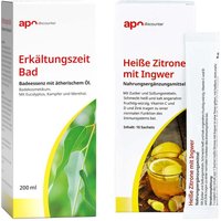 Schnupfen Sparset - ErkÃ¤ltungsbad + HeiÃe Zitrone mit Ingwer von apo-discounter.de