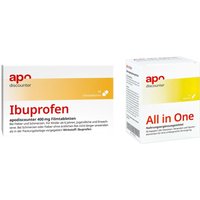 Schnupfen Sparset - Ibuprofen + All in one Kapseln von apo-discounter.de