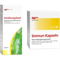 Schnupfen Sparset - Immun Kapseln + ErkÃ¤ltungsbad von apo-discounter.de