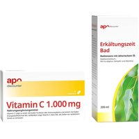 Schnupfen Sparset - Vitamin C + ErkÃ¤ltungsbad von apo-discounter.de