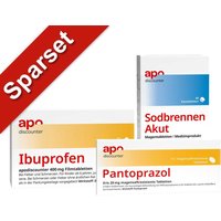 Sparset: Pantoprazol + Ibu + Sodbrennen Akut von apo-discounter.de