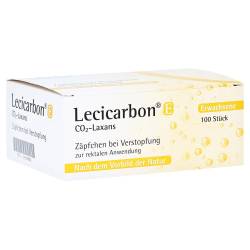 "Lecicarbon E CO2-Laxans für Erwachsene Erwachsenen-Suppositorien 100 Stück" von "athenstaedt GmbH & Co. KG"