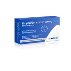 IBUPROFEN axicur 400 mg akut Filmtabletten 20 St von axicorp Pharma GmbH