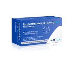 IBUPROFEN axicur 400 mg akut Filmtabletten 50 St von axicorp Pharma GmbH