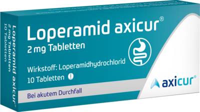 LOPERAMID axicur 2 mg Tabletten 10 St von axicorp Pharma GmbH