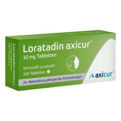 LORATADIN axicur 10 mg Tabletten 100 St von axicorp Pharma GmbH