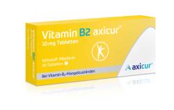 VITAMIN B2 AXICUR 10 mg Tabletten 20 St von axicorp Pharma GmbH