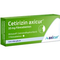 Cetirizin axicur 10 mg Filmtabletten von axicur