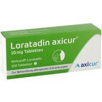 Loratadin axicur 10 mg Tabletten von axicur