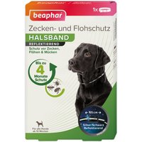 Beaphar Zecken- und Flohschutz Halsband reflektierend für Hunde von beaphar