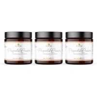 bedrop Vorteilsset: Hochdosierte Propolis Creme Salbe mit Bienenwachs & Traubenkernöl im 3er Set von bedrop