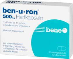 BEN-U-RON 500 mg Kapseln 20 St von bene Arzneimittel GmbH