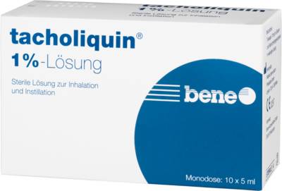 TACHOLIQUIN 1% L�sung f�r einen Vernebler Monodose 10X5 ml von bene Arzneimittel GmbH
