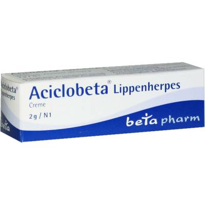 Aciclobeta Lippenherpes Creme 2 g Creme von betapharm Arzneimittel GmbH