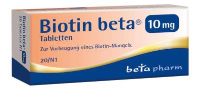 Biotin Beta 10 mg Tabletten von betapharm Arzneimittel GmbH