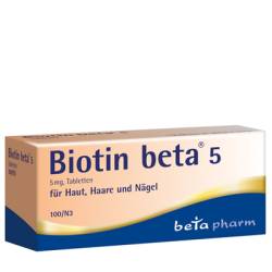BIOTIN BETA 5 Tabletten 100 St von betapharm Arzneimittel GmbH