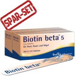 BIOTIN BETA 5 Tabletten 200 St von betapharm Arzneimittel GmbH